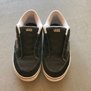 Vans Youth Black Shoes (NO LACES)
